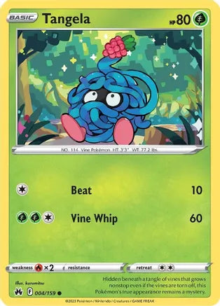 4/160 Tangela - Crown Zenith (CRZ) NM